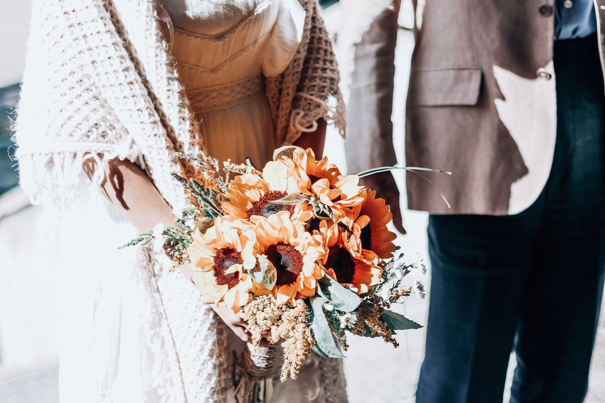 An alpine boho wedding in the name of nature and sophistication